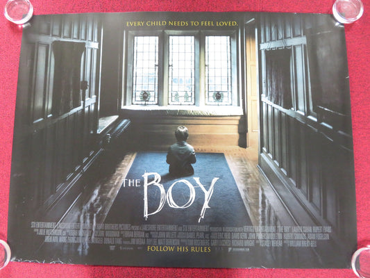 THE BOY UK QUAD (30"x 40") ROLLED POSTER LAUREN COHAN RUPERT EVANS 2016 Rendezvous Cinema Movie posters