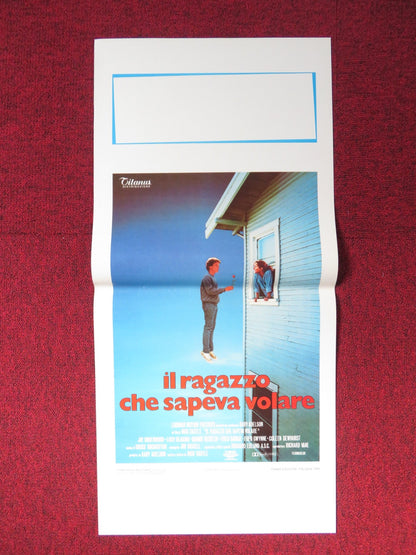 THE BOY WHO COULD FLY ITALIAN LOCANDINA POSTER JAY UNDERWOOD LUCY DEAKINS 1986 Rendezvous Cinema Movie posters