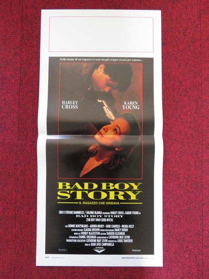 THE BOY WHOC CRIED BITCH ITALIAN LOCANDINA POSTER HARLEY CROSS KAREN YOUNG 1991 Rendezvous Cinema Movie posters