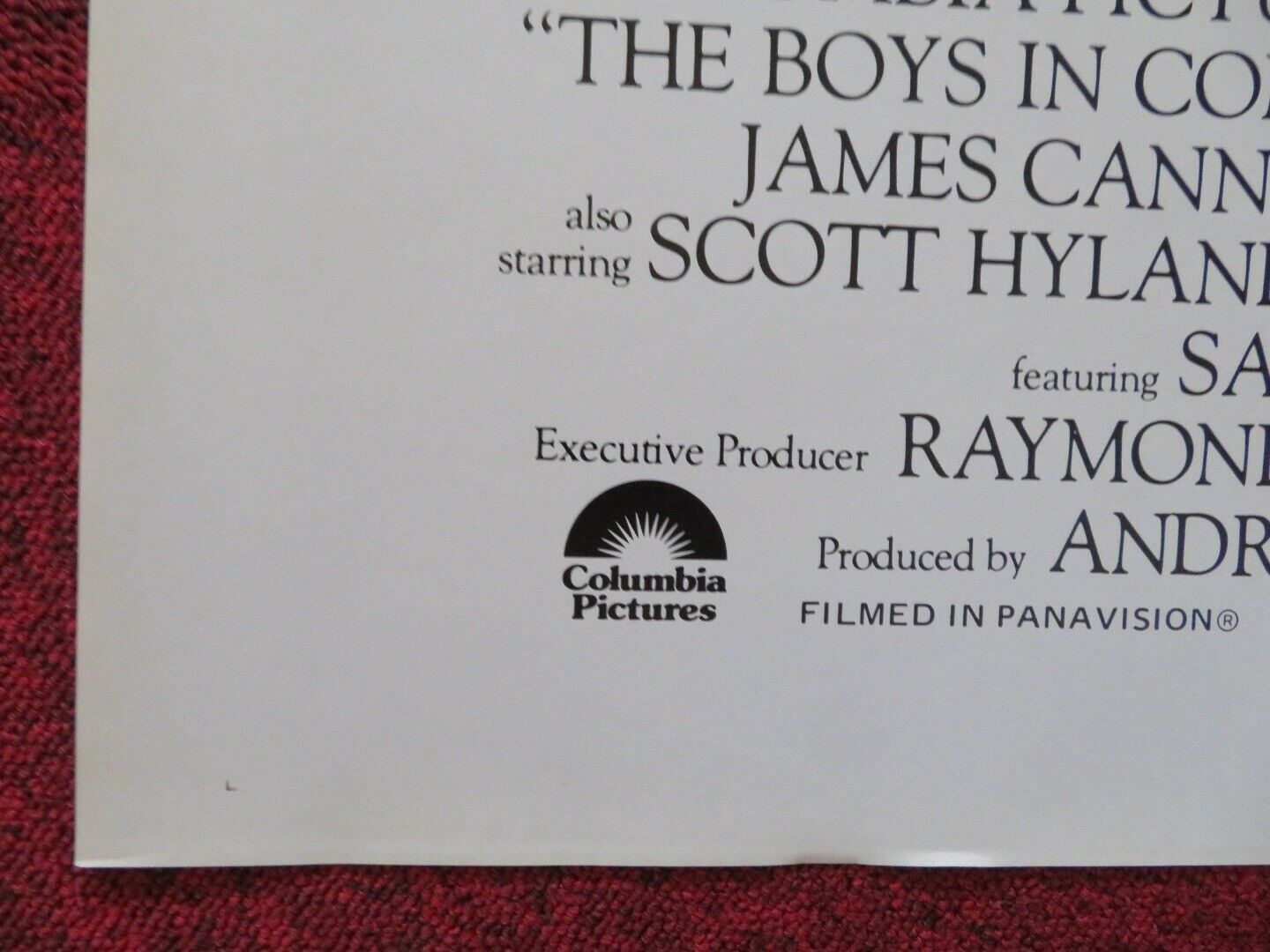 THE BOYS IN COMPANY C FOLDED US ONE SHEET POSTER STAN SHAW ANDREW STEVENS 1978 Movie posters