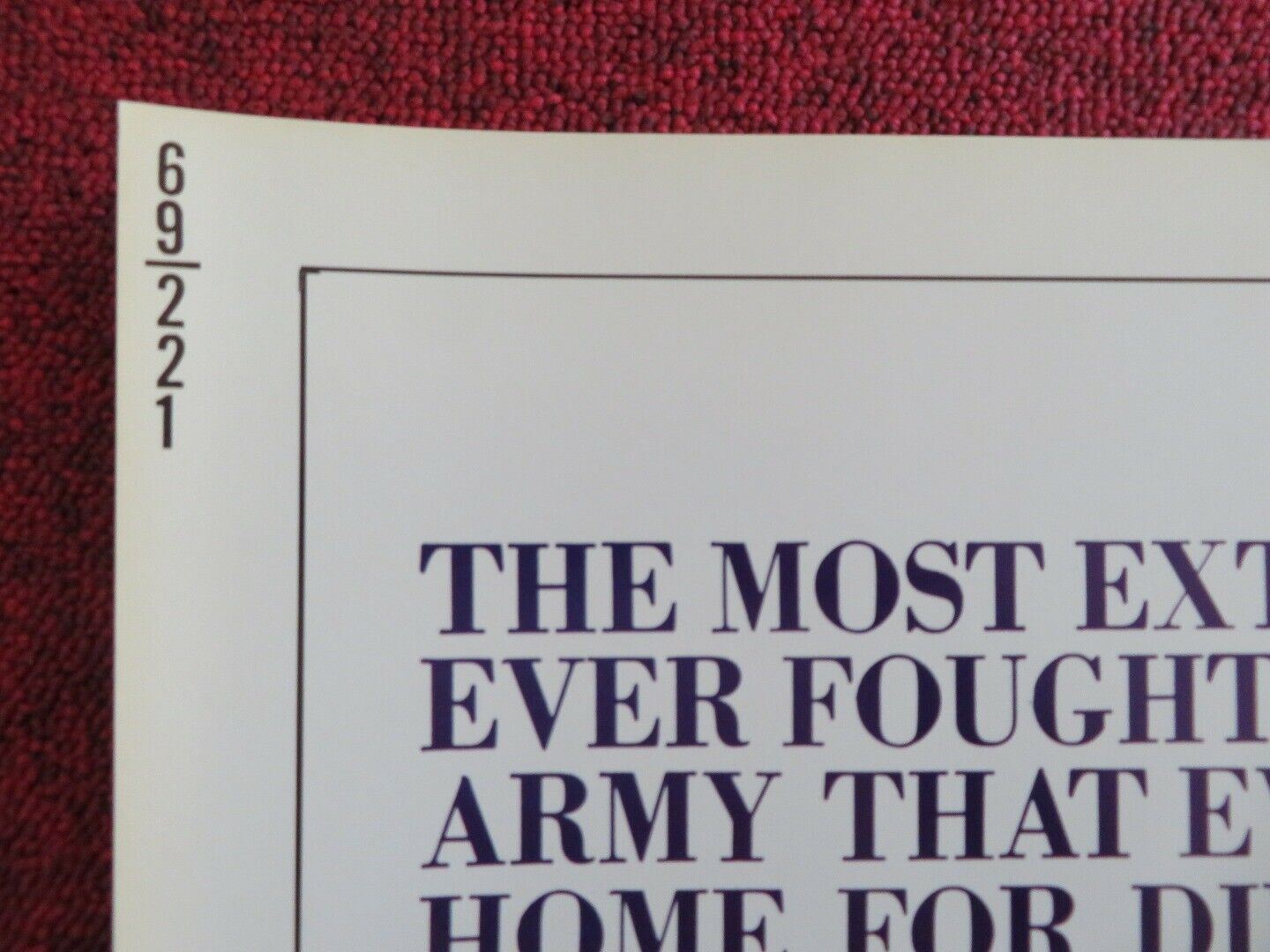 THE BOYS OF PAUL STREET US HALF SHEET (22"x 28") POSTER ANTHONY KEMP 1969 Movie posters