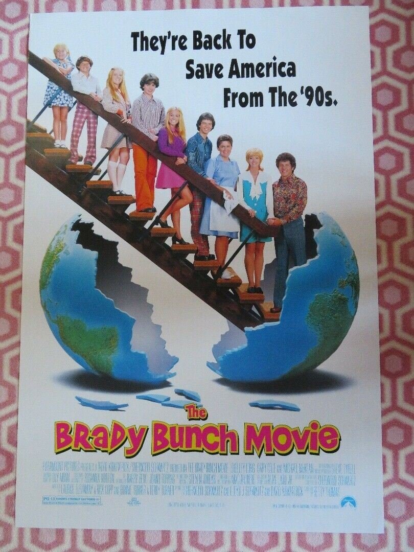 THE BRADY BUNCH MOVIE US ONE SHEET ROLLED POSTER SHELLY LONG 1995 Movie posters