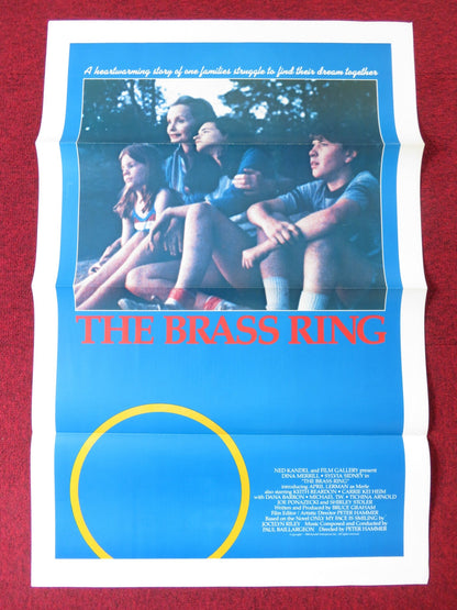 THE BRASS RING US TRI FOLDED ONE SHEET ROLLED POSTER DINA MERRILL S.SIDNEY 1983 Rendezvous Cinema Movie posters