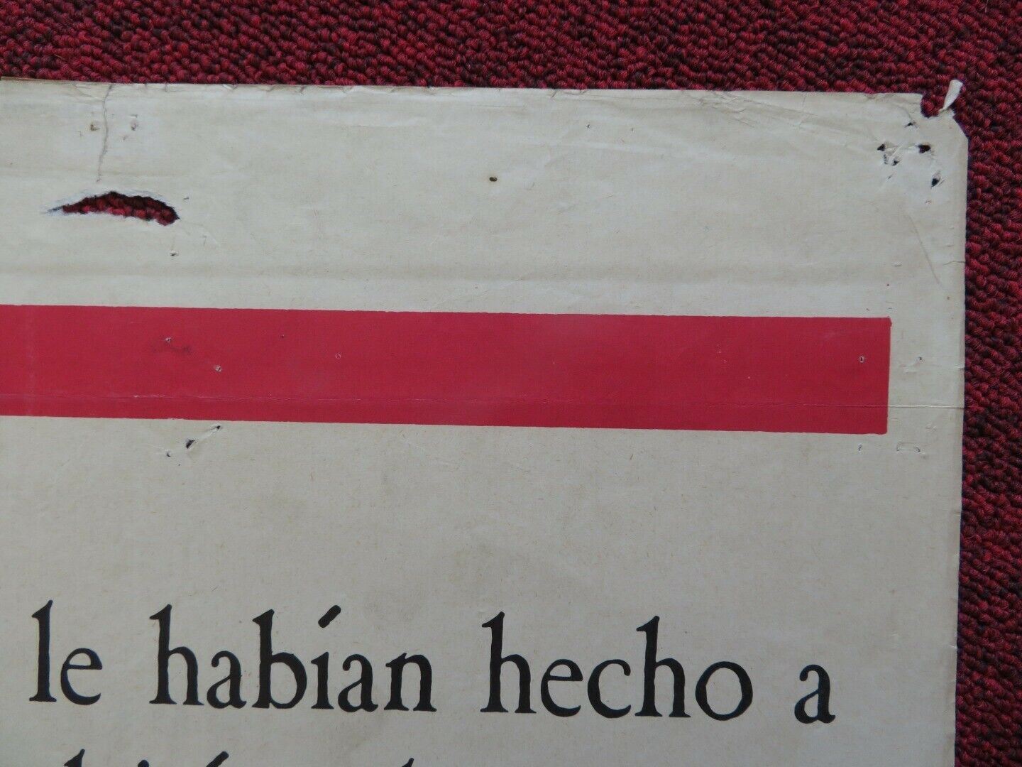 THE BRAVADOS SPANISH ONE SHEET FOLDED POSTER GREGORY PECK JOAN COLLINS 1958 Movie posters