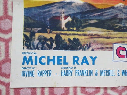 THE BRAVE ONE FOLDED US ONE SHEET POSTER MICHAEL RAY 1956 Movie posters