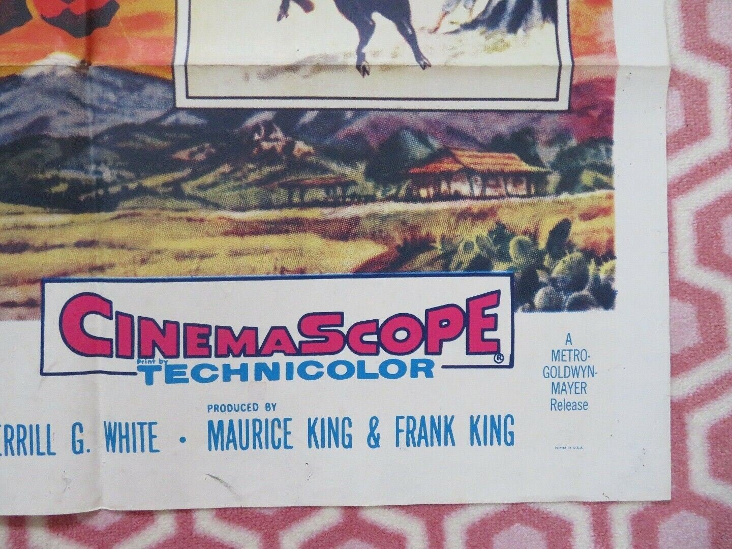 THE BRAVE ONE FOLDED US ONE SHEET POSTER MICHAEL RAY 1956 Movie posters