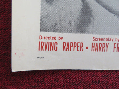 THE BRAVE ONE US HALF SHEET (22"x 28") POSTER IRVING RAPPER 1961 Movie posters