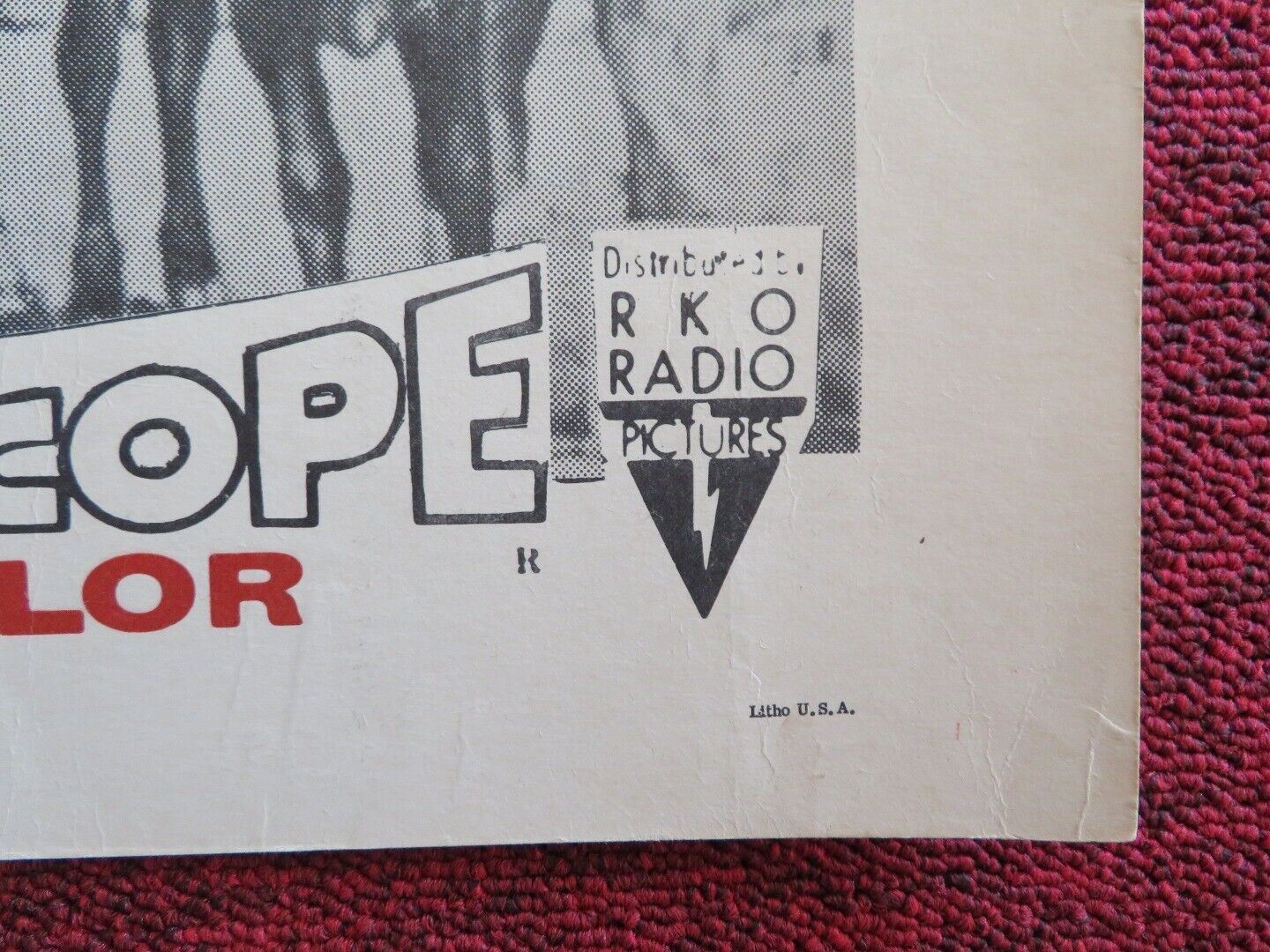 THE BRAVE ONE US HALF SHEET (22"x 28") POSTER IRVING RAPPER 1961 Movie posters