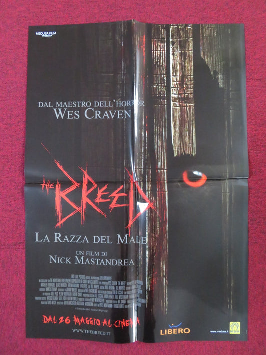THE BREED ITALIAN FOGLIO POSTER WES CRAVEN MICHELLE RODRIGUEZ 2005 Rendezvous Cinema Movie posters