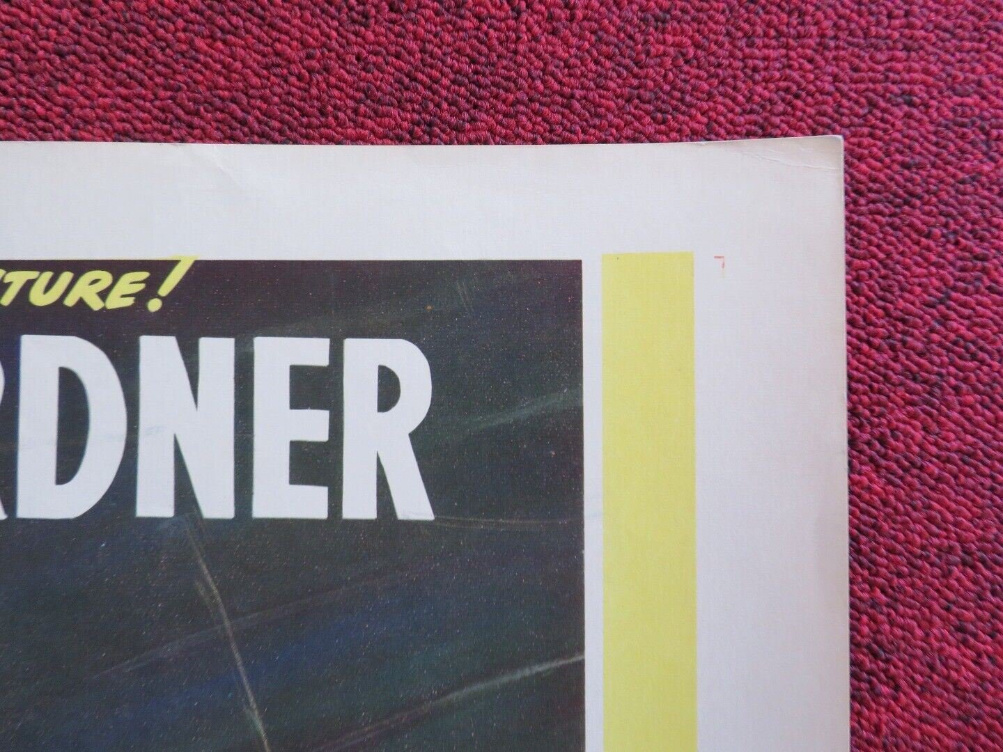 THE BRIBE US HALF SHEET (22"x 28") POSTER ROBERT TAYLOR AVA GARDNER 1965 - Rendezvous Cinema