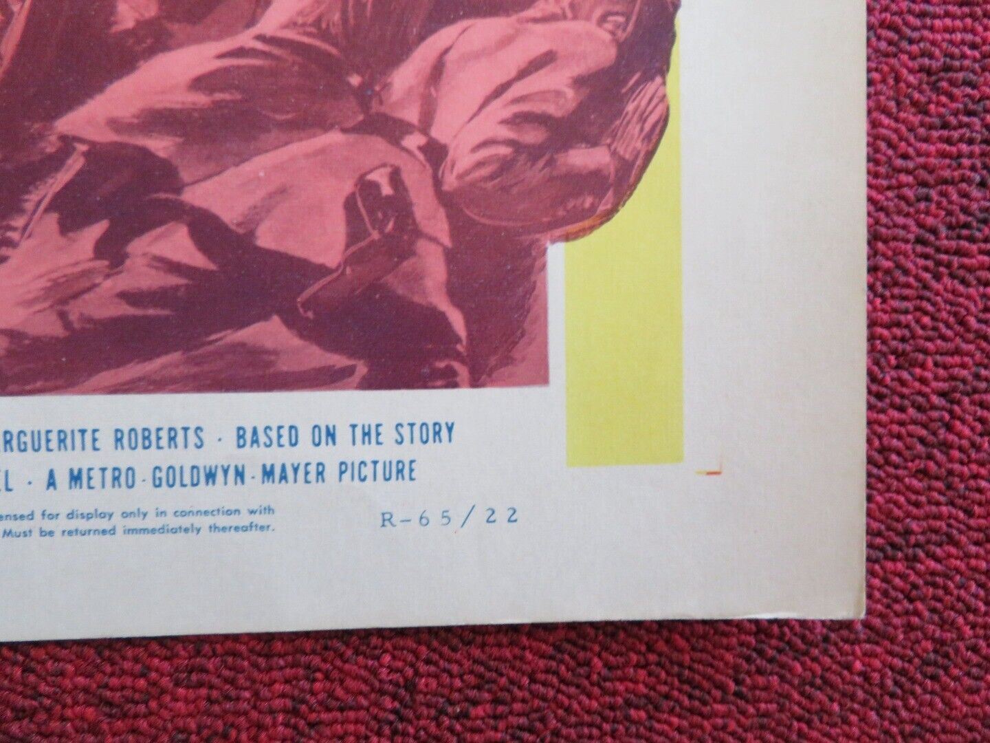 THE BRIBE US HALF SHEET (22"x 28") POSTER ROBERT TAYLOR AVA GARDNER 1965 - Rendezvous Cinema