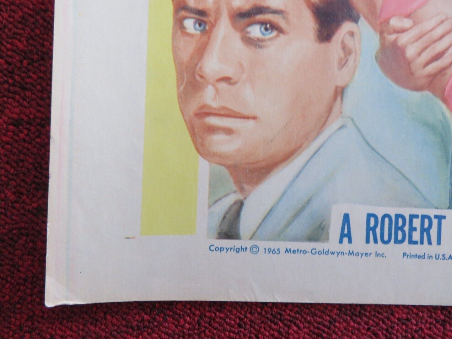 THE BRIBE US HALF SHEET (22"x 28") POSTER ROBERT TAYLOR AVA GARDNER 1965 - Rendezvous Cinema