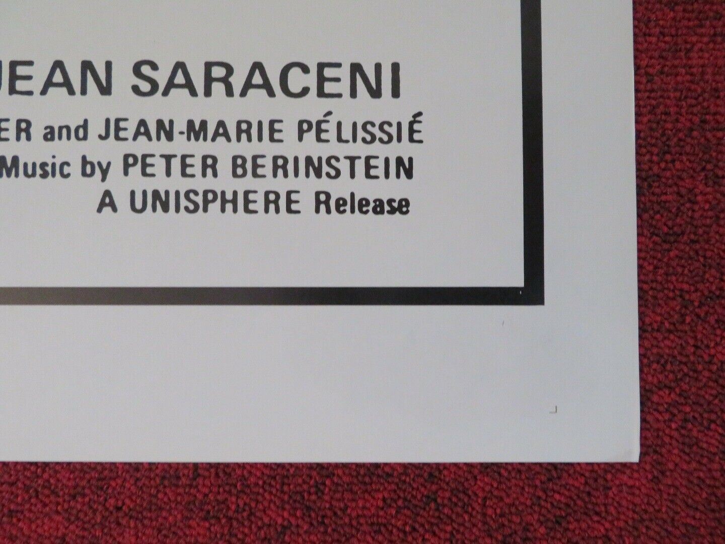 THE BRIDE FOLDED US ONE SHEET POSTER ROBIN STRASSER JOHN BEAL 1973 Rendezvous Cinema Movie posters