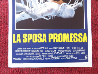 THE BRIDE ITALIAN LOCANDINA POSTER STING JENNIFER BEALS 1985 Rendezvous Cinema Movie posters