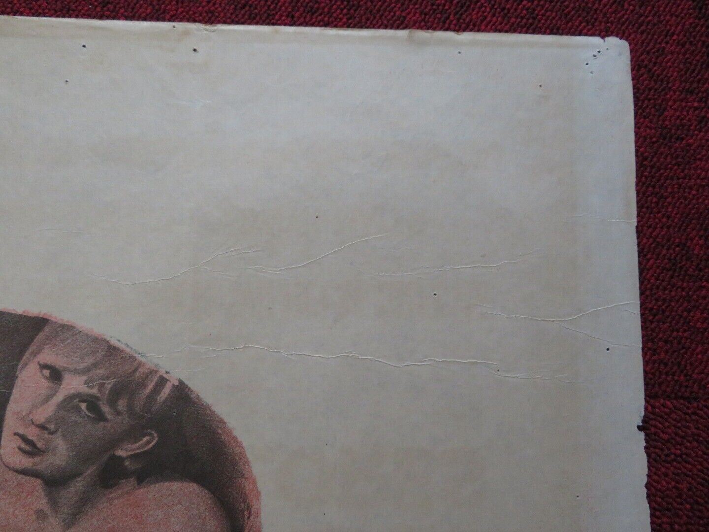 THE BRIDES OF FU MANCHU FOLDED ARGENTINA ONE SHEET POSTER CHRISTOPHER LEE 1966 Movie posters