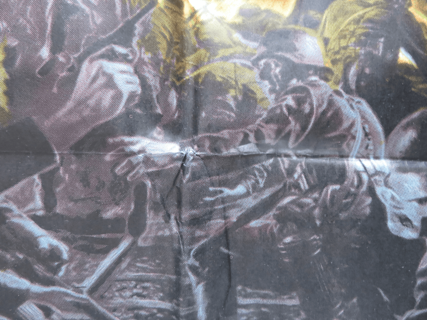 THE BRIDGE AT REMAGEN FOLDED ARGENTINA ONE SHEET POSTER G. SEGAL R. VAUGHN 1969 Rendezvous Cinema Movie posters