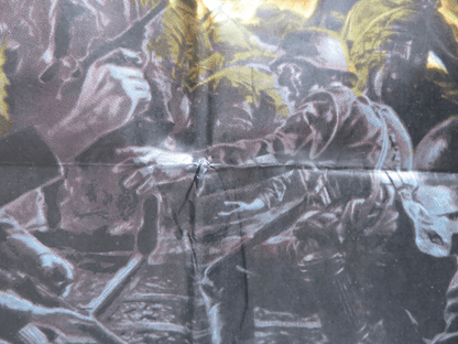 THE BRIDGE AT REMAGEN FOLDED ARGENTINA ONE SHEET POSTER G. SEGAL R. VAUGHN 1969 Rendezvous Cinema Movie posters