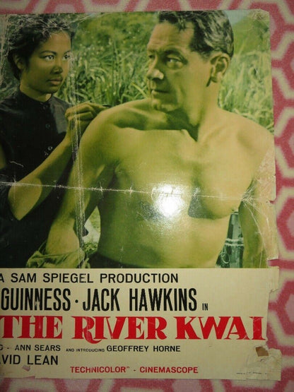 THE BRIDGE ON THE RIVER KWAI-b ITALIAN PHOTOBUSTA POSTER WILLIAN HOLDEN 1957 - Rendezvous Cinema