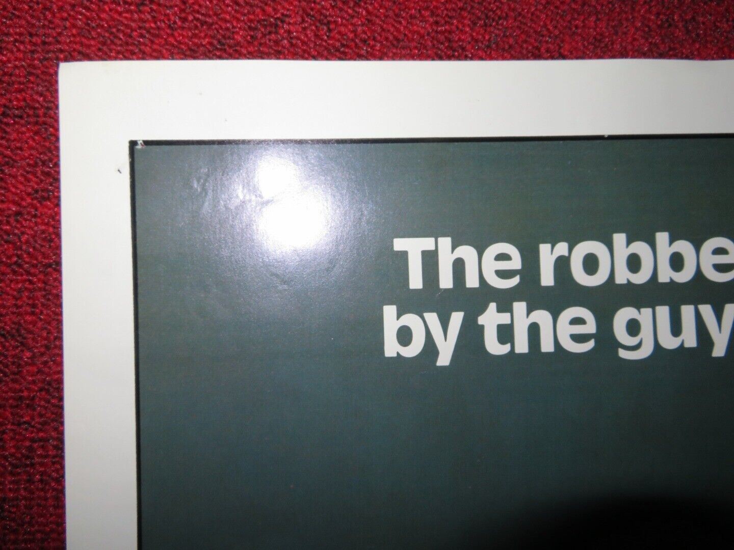 THE BRINK'S JOB FOLDED US ONE SHEET POSTER PETER BOYLE PETER FALK 1978 Movie posters