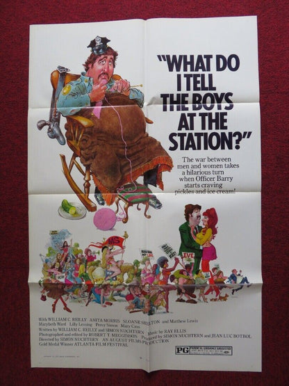 THE BROAD COALITION FOLDED US ONE SHEET POSTER WILLIAM REILLY ANITA MORRIS 1972 Movie posters