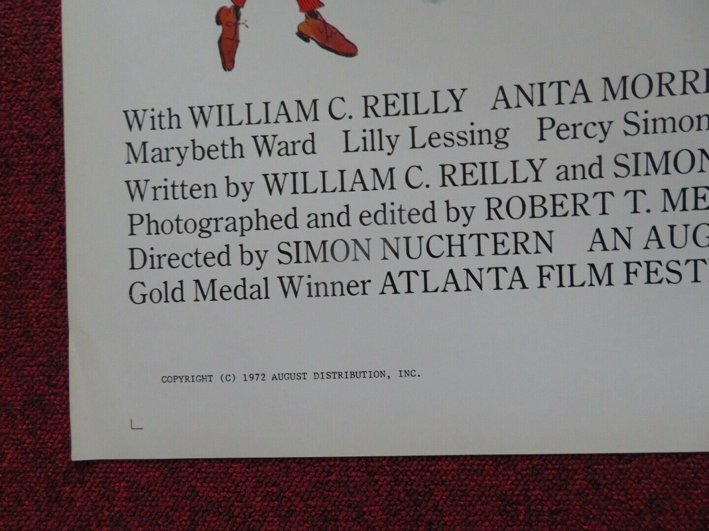 THE BROAD COALITION FOLDED US ONE SHEET POSTER WILLIAM REILLY ANITA MORRIS 1972 Movie posters