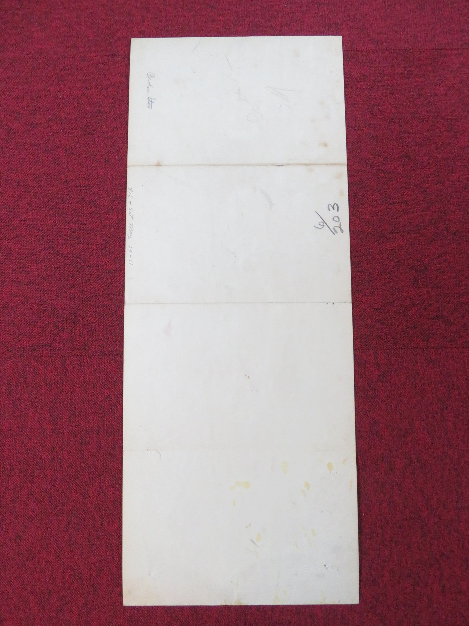 THE BROKEN STAR US INSERT (14"x 36") POSTER HOWARD DUFF LITA BARON 1956 Rendezvous Cinema Movie posters