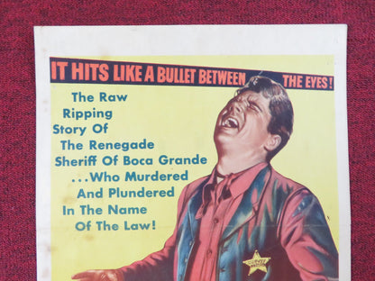 THE BROKEN STAR US INSERT (14"x 36") POSTER HOWARD DUFF LITA BARON 1956 Rendezvous Cinema Movie posters