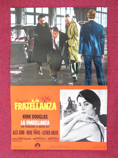 THE BROTHERHOOD - D ITALIAN FOTOBUSTA POSTER KIRK DOUGLAS ALEX CORD 1968 Rendezvous Cinema Movie posters