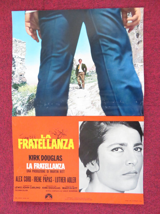 THE BROTHERHOOD - E ITALIAN FOTOBUSTA POSTER KIRK DOUGLAS ALEX CORD 1968 Rendezvous Cinema Movie posters