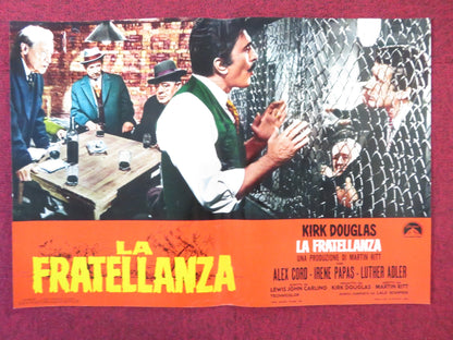 THE BROTHERHOOD - J ITALIAN FOTOBUSTA POSTER KIRK DOUGLAS ALEX CORD 1968 Rendezvous Cinema Movie posters