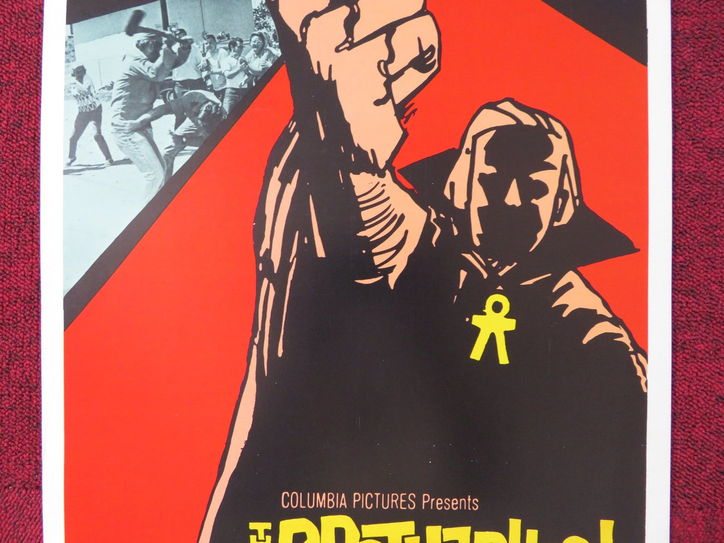 THE BROTHERHOOD OF SATAN US INSERT (14"x 36") POSTER STROTHER MARTIN 1971 Rendezvous Cinema Movie posters