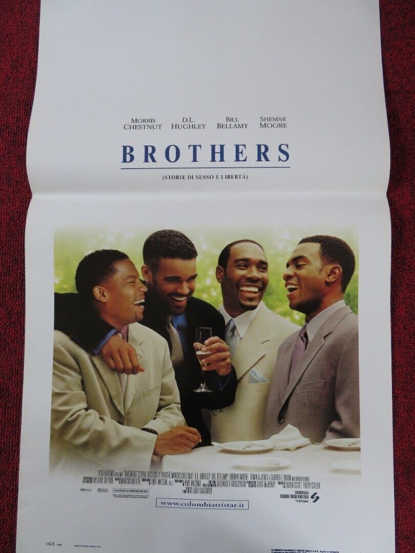 THE BROTHERS ITALIAN LOCANDINA (27.5"x13") POSTER MORRIS CHESNUT 2001 Movie posters