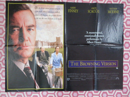 THE BROWNING VERSION BRITISH QUAD (30"x40") POSTER ALBERT PINNEY GRETA SCACCHI Movie posters