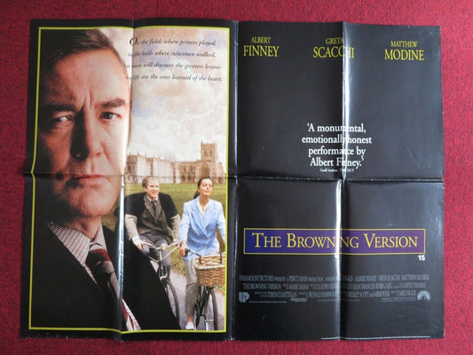 THE BROWNING VERSION UK QUAD POSTER ALBERT FINNEY GRETA SCACCHI 1994 Movie posters