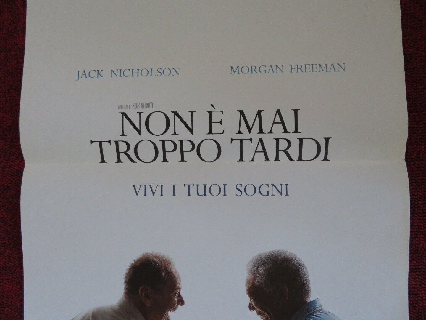 THE BUCKET LIST ITALIAN LOCANDINA (27.5"x13") POSTER JACK NICHOLSON 2007 - Rendezvous Cinema
