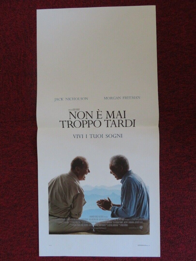 THE BUCKET LIST ITALIAN LOCANDINA (27.5"x13") POSTER JACK NICHOLSON 2007 - Rendezvous Cinema