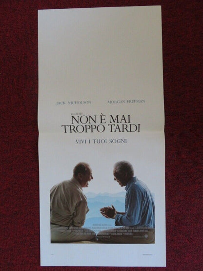 THE BUCKET LIST ITALIAN LOCANDINA (27.5"x13") POSTER JACK NICHOLSON 2007 - Rendezvous Cinema