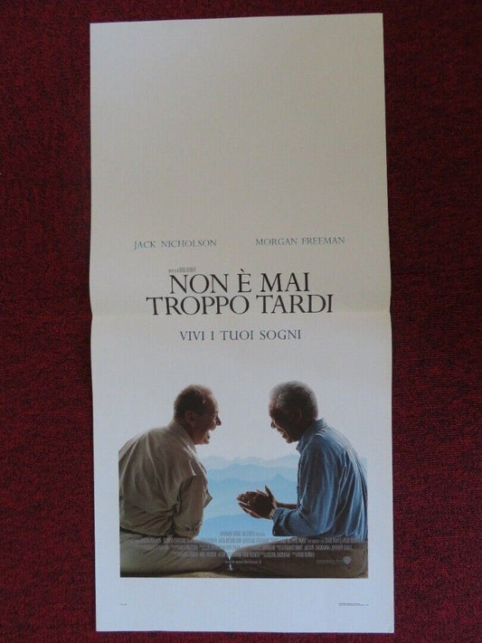 THE BUCKET LIST ITALIAN LOCANDINA (27.5"x13") POSTER JACK NICHOLSON 2007 - Rendezvous Cinema