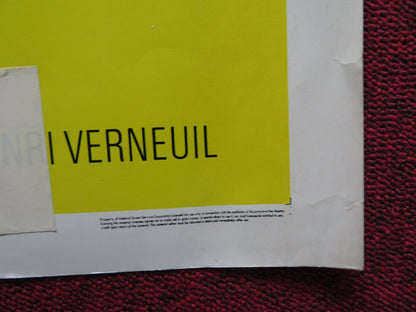 THE BURGLARS! US HALF SHEET (22"x 28") POSTER OMAR SHARIF DYAN CANNON 1972 Rendezvous Cinema Movie posters