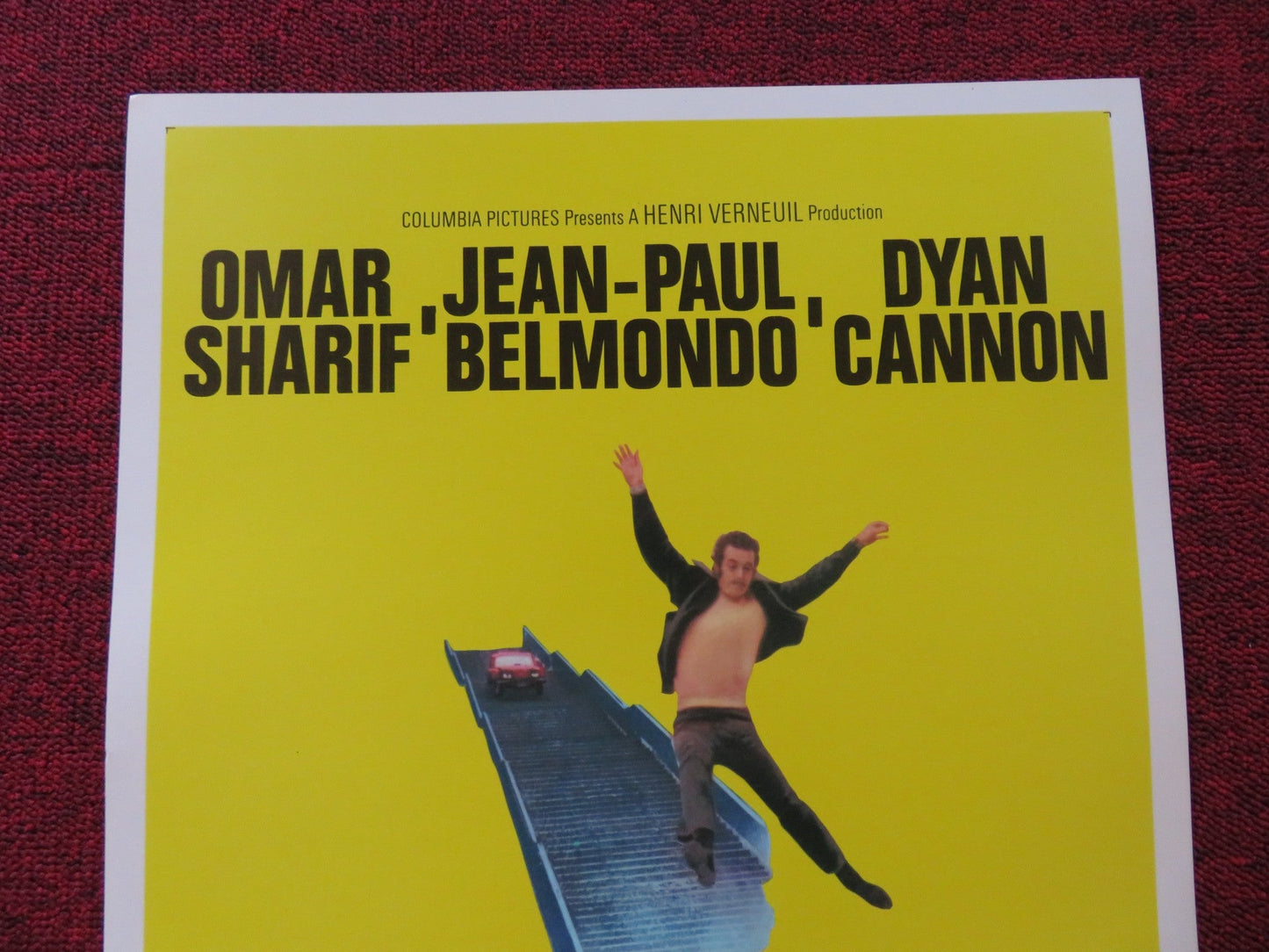 THE BURGLARS US INSERT (14"x 36") POSTER OMAR SHARIF DYAN CANNON 1972 Rendezvous Cinema Movie posters