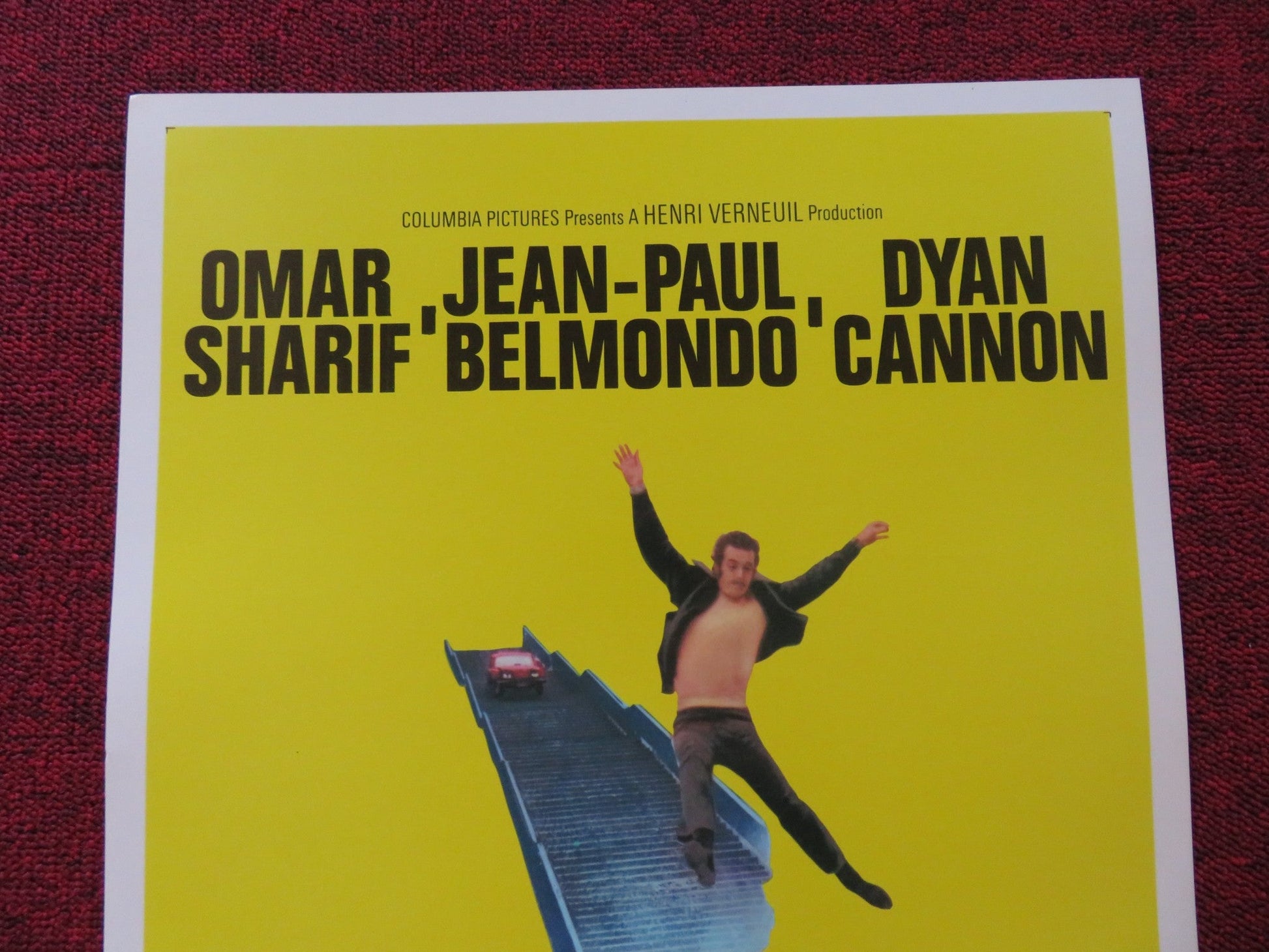 THE BURGLARS US INSERT (14"x 36") POSTER OMAR SHARIF DYAN CANNON 1972 Rendezvous Cinema Movie posters