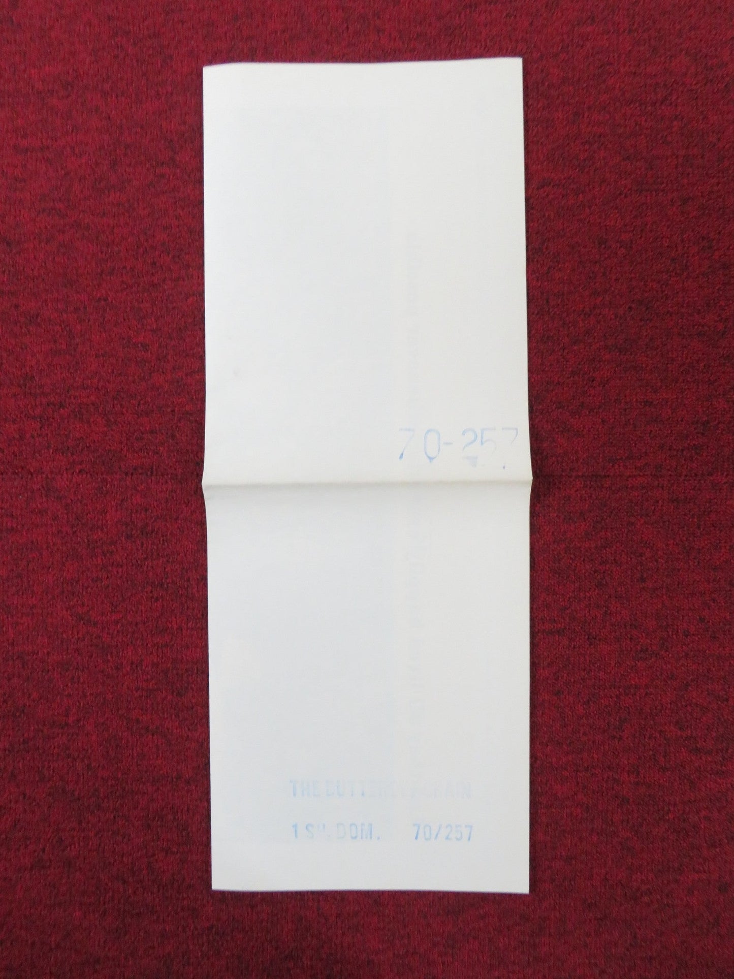 THE BUTTERCUP CHAIN FOLDED US ONE SHEET POSTER HYWEL BENNETT JANE ASHER 1970 Rendezvous Cinema Movie posters