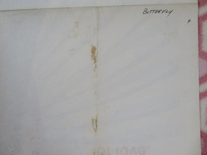 THE BUTTERFLY FOLDED US ONE SHEET POSTER ANNA KRISTINA 1970 Movie posters
