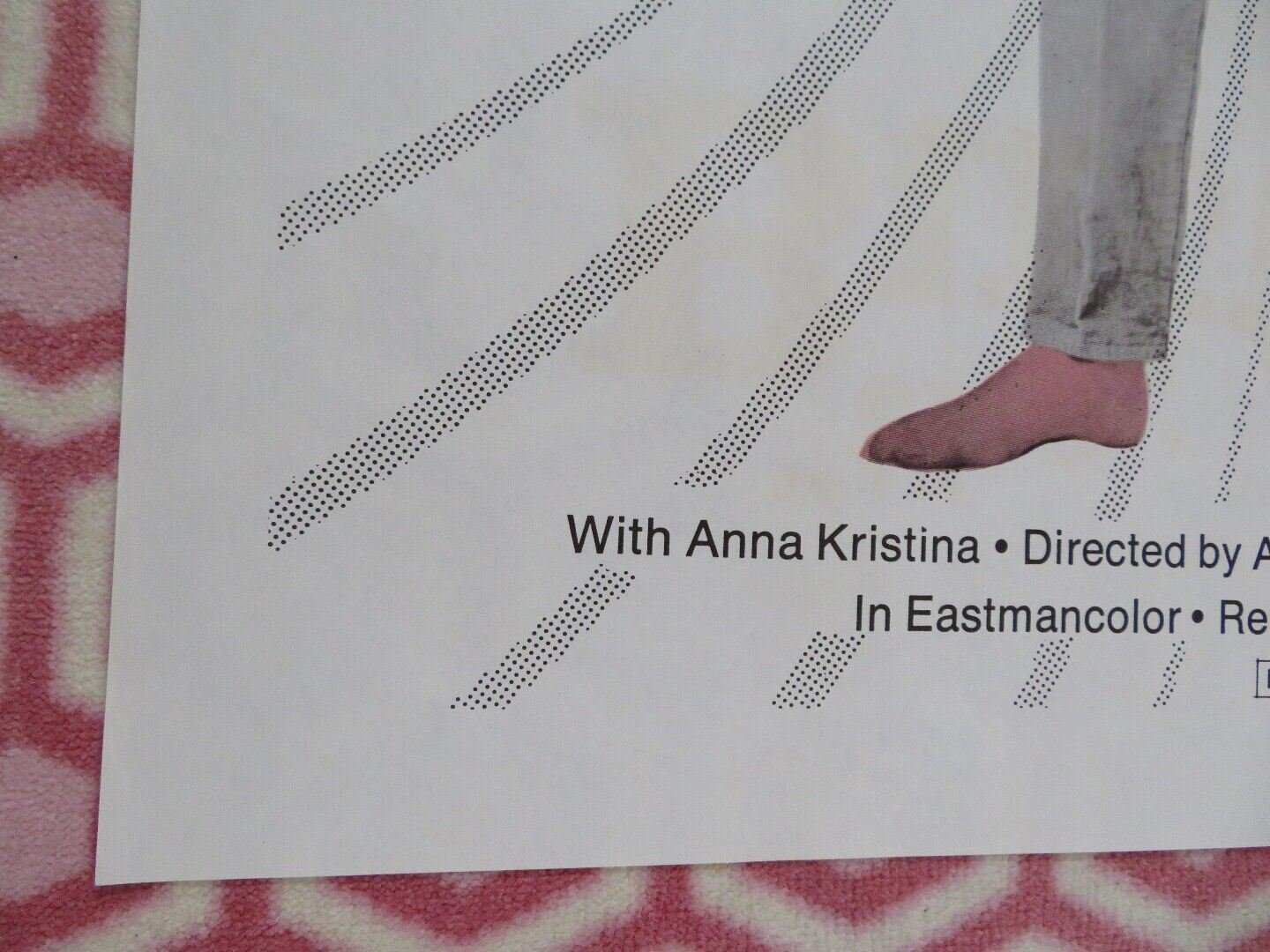 THE BUTTERFLY FOLDED US ONE SHEET POSTER ANNA KRISTINA 1970 Movie posters