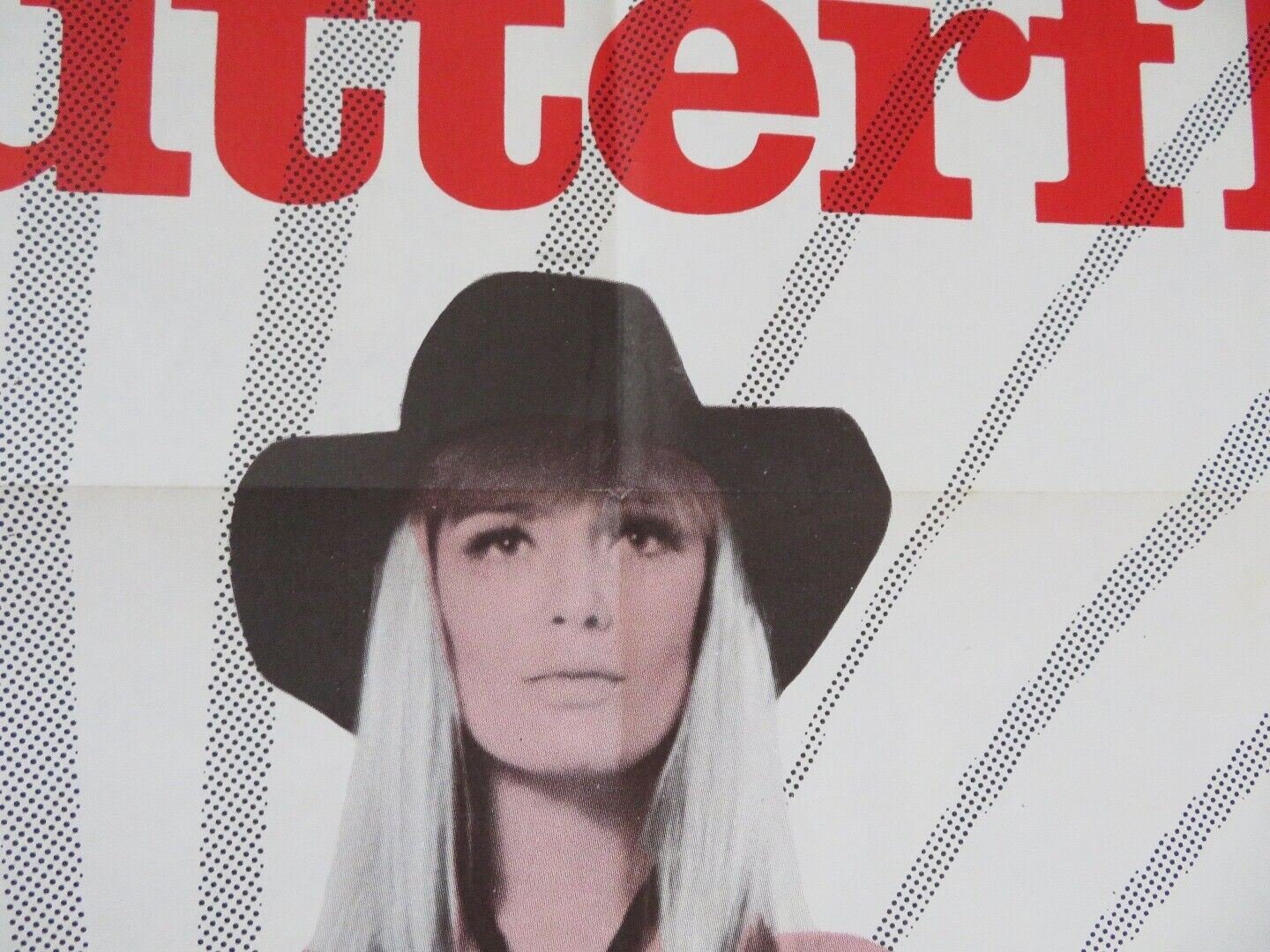 THE BUTTERFLY FOLDED US ONE SHEET POSTER ANNA KRISTINA 1970 Movie posters