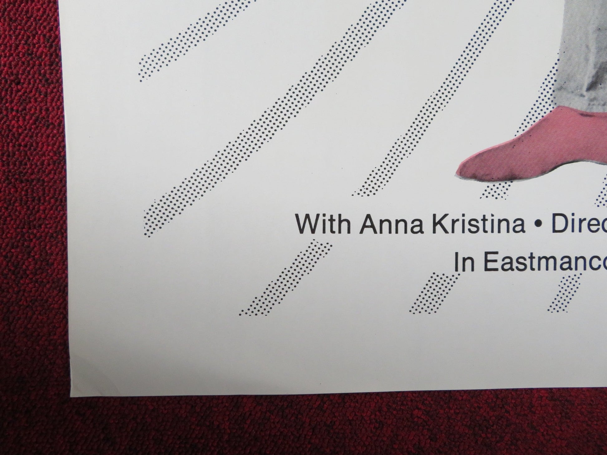 THE BUTTERFLY US TRI FOLDED ONE SHEET ROLLED POSTER ANNA KRISTINA L. BAUER 1970 Rendezvous Cinema Movie posters