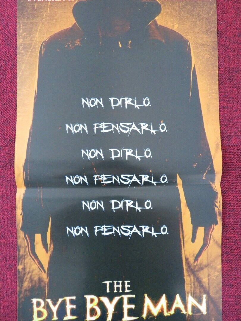 THE BYE BYE MAN ITALIAN LOCANDINA (26.5"x12.5") POSTER DOUGLAS SMITH 2017 Rendezvous Cinema Movie posters