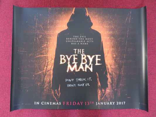 THE BYE BYE MAN UK QUAD (30"x 40") ROLLED POSTER DOUGLAS SMITH 2017 Rendezvous Cinema Movie posters
