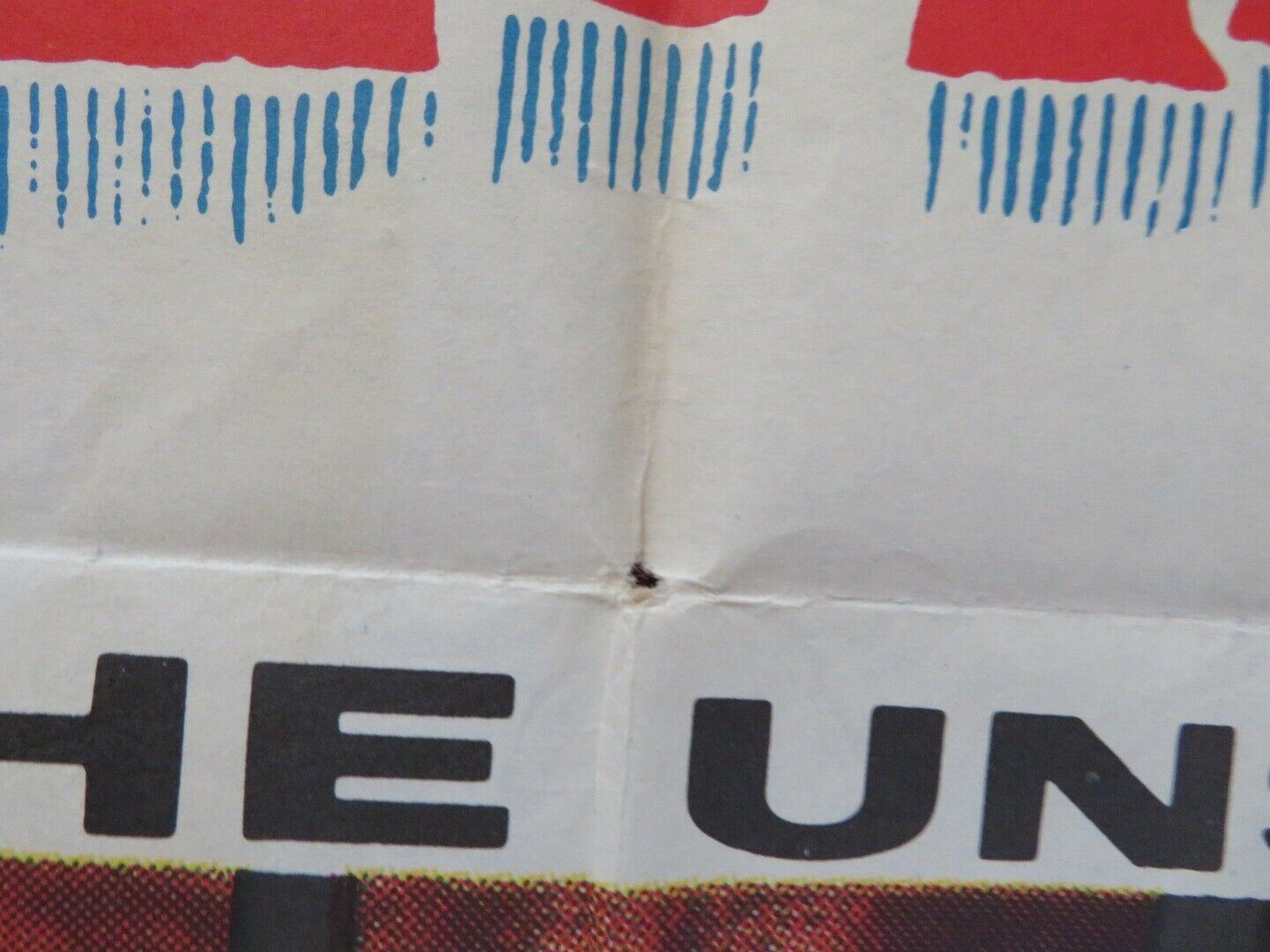 THE CABINET OF CALIGARI FOLDED US ONE SHEET POSTER ROGER KAY 1962 Movie posters