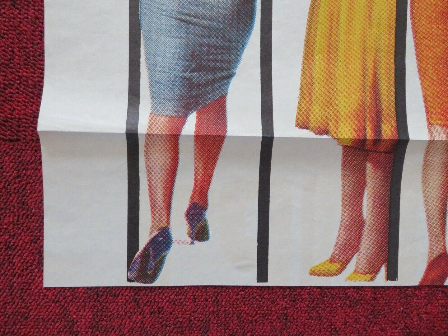 THE CABINET OF CALIGARI FOLDED US ONE SHEET POSTER ROGER KAY 1962 Movie posters